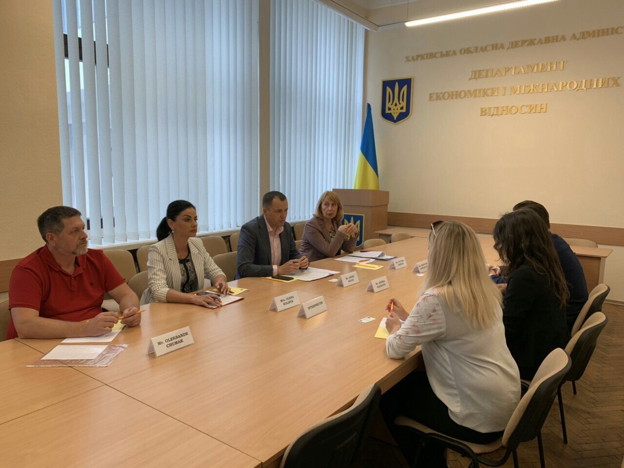 Зустріч з представниками Спеціальної Моніторингової Місії ОБСЄ в Україні
